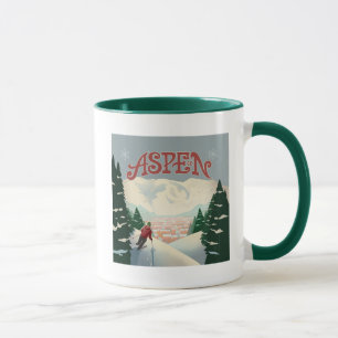 Mug Skier d'Aspen   Colorado