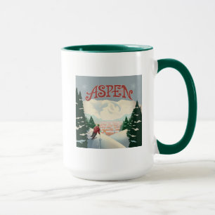 Mug Skier d'Aspen   Colorado
