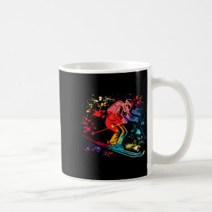 Mug Skieur alpin sports d'hiver ski nordique Skieur al