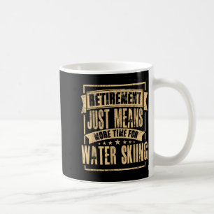 Mug skieur d'eau ski nautique ski nautisme retraité