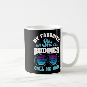 Mug skieur père skieur de piste de ski alpin snowboard