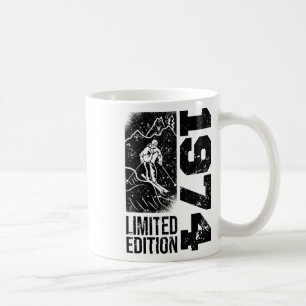 Mug Skieurs Skieur Vintage Né 1974 Anniversaire Ski Sk
