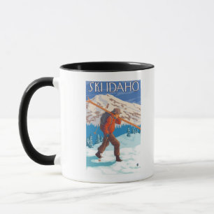 Mug Skis de transport de neige de skieur - Idaho