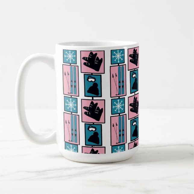 Mug Skis et accessoires d'hiver (Gauche)