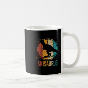 Mug Skisaurus Drôle Dinosaure Skiant Ski Dino Skiant D