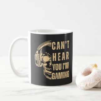 Mug Skull Gamer Art – Can’t Hear You