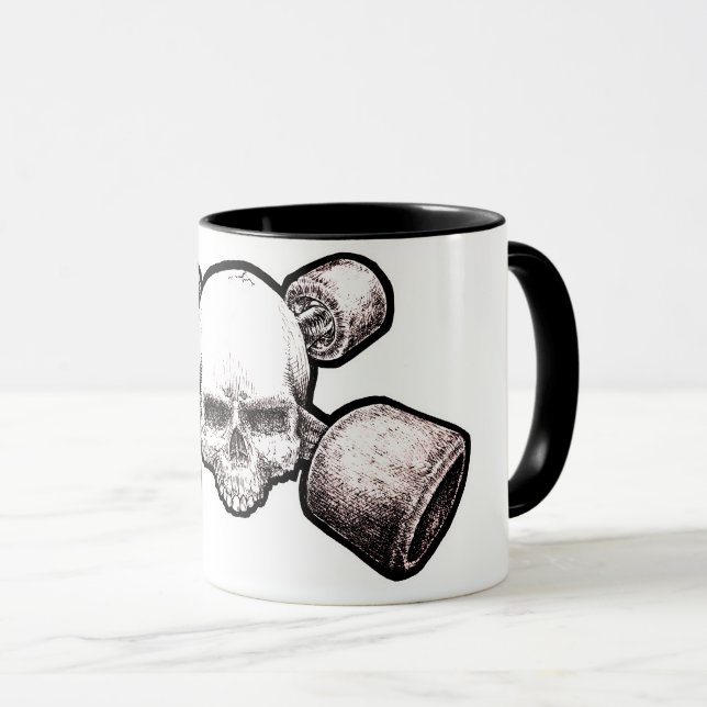 Mug Skull & X-truX OG Skateboarder (Devant droit)