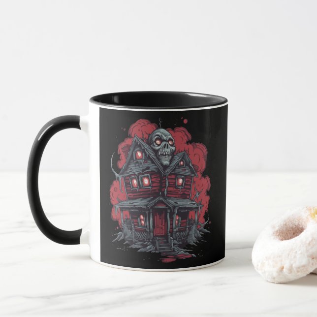 Mug Skulltop Manor : Un cauchemar lâché (Avec donut)