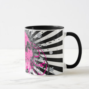 Mug skullz, avec des bulles.