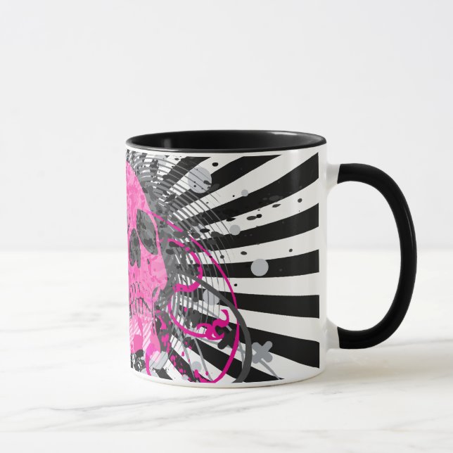 Mug skullz, avec des bulles. (Droite)