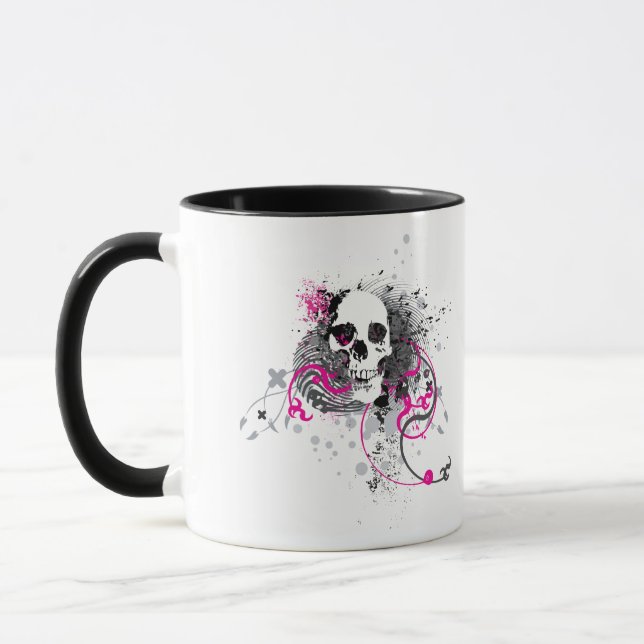 Mug skullz. flèches droites torsadées. (Gauche)