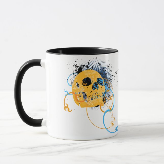 Mug skullz. vers le haut flèches tordues. (Gauche)