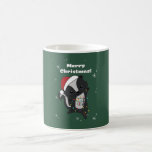 Mug Skunk Christmas Skunk Winter Animals Adult Cloth<br><div class="desc">Les Skunk pour Christmas with fairy lights. Funny animals with toxits and snow to the holidays. Donc Funny for Christmas in July. Stinkiers are sweet animals and perfect for Christmas.</div>