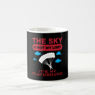 Mug Sky n'est pas ma limite Skydiver Skydiving