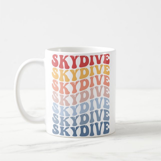 Mug Skydive Groovy Skydiving (Gauche)