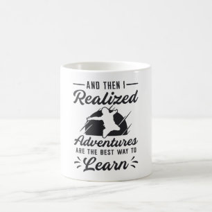 Mug Skydiver Et Puis j'ai réalisé Aventures Drôle