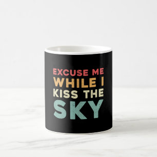 Mug Skydiver Excusez-Moi Pendant Que J'Embrasse Sky Vi