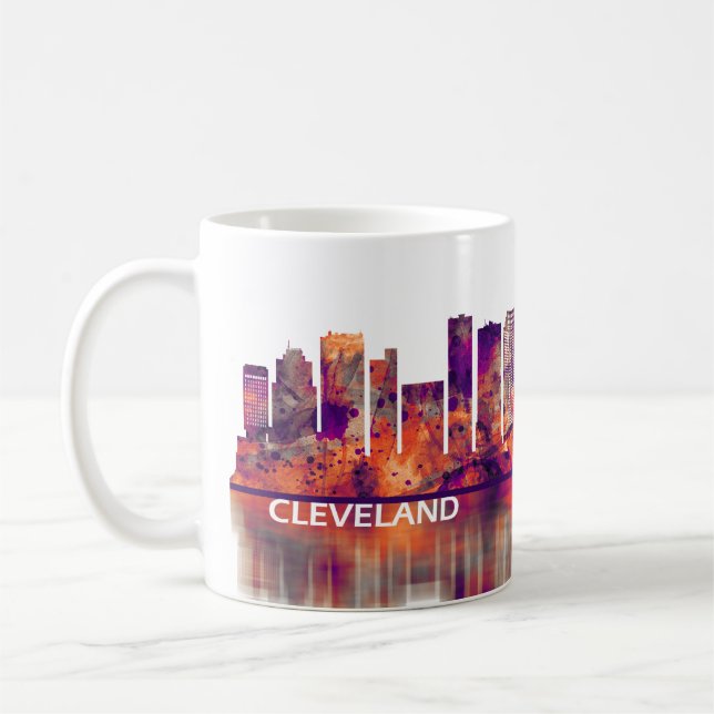 Mug Skyline Cleveland Ohio (Gauche)