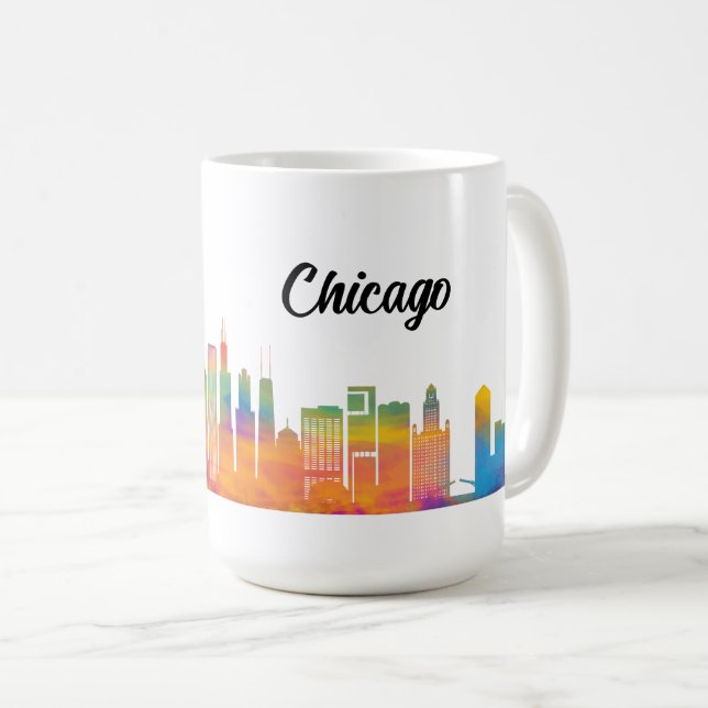 Mug Skyline de Chicago (Devant droit)
