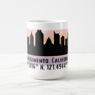 Mug Skyline de Sacramento CA City