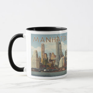 Mug Skyline Manhattan vintage New York