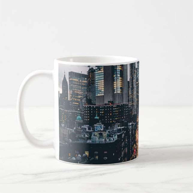 MUG SKYLINE VILLE VUE SUR LE PONT DE MANHATTAN (Gauche)