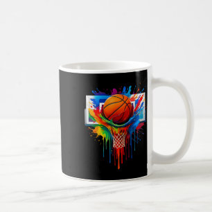 Mug Slam dunk Hoop Net Splash Couleurs Arc-en-ciel Ske