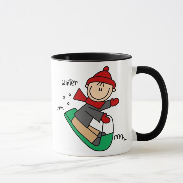 Mug Sledding d'hiver (Droite)