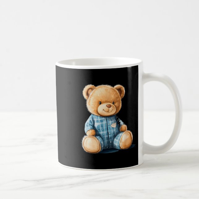Mug Sleepy Teddy Bear In Cute Pajama Outfit  (Droite)