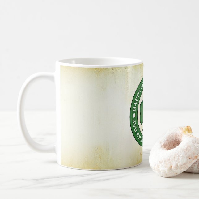 Mug SlipperyJoe fête la Saint Patrick's Day Iris (Avec donut)