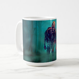 Mug SlipperyJoe terrifiante figure de zombie isolée om