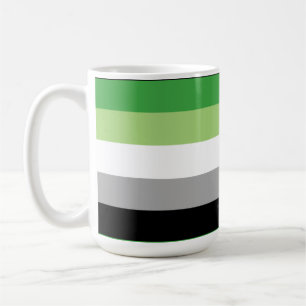 Mug SlipperyJoe's Aromantic Pride Drapeau gay cadeaux