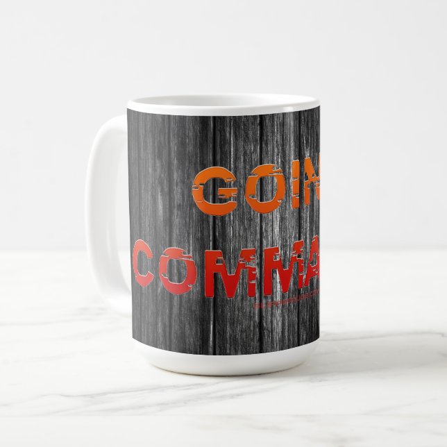 Mug SlipperyJoe's Going Commando audacieuse lettre ora (Devant gauche)
