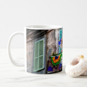 Mug SlipperyJoe's Mardi Gras masques perles décoration