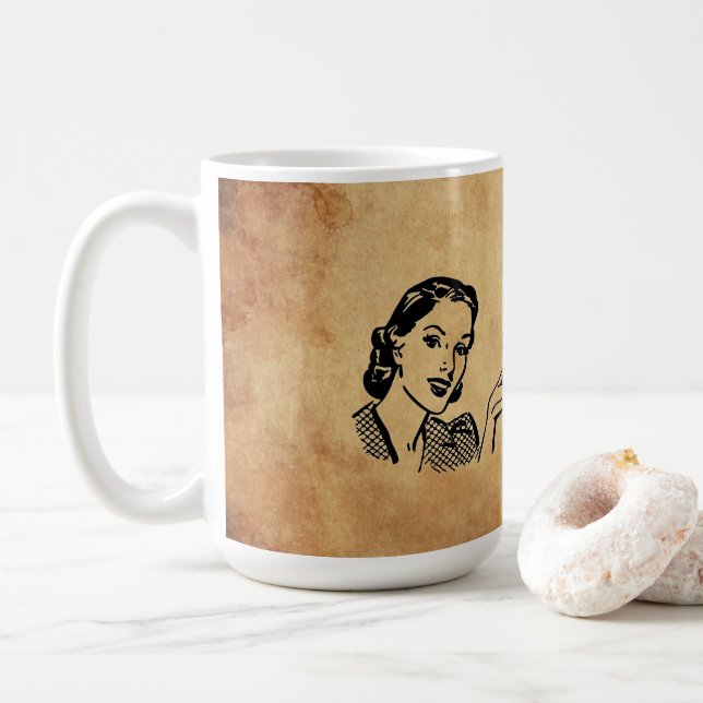 Mug SlipperyJoe's Princess clap marchant drôle les ann (Avec donut)