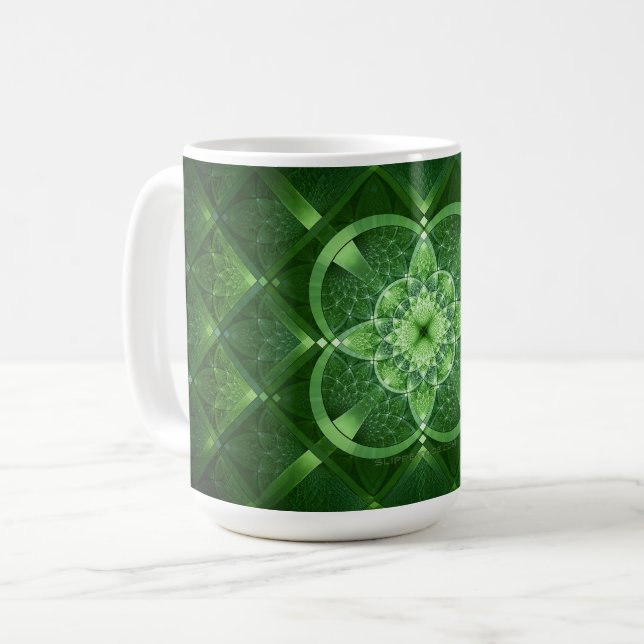 Mug SlipperyJoe's Saint Patrick's Day glowing four feu (Devant gauche)