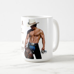Mug SlipperyJoe's Save a horse Ride A Cowboy casquette