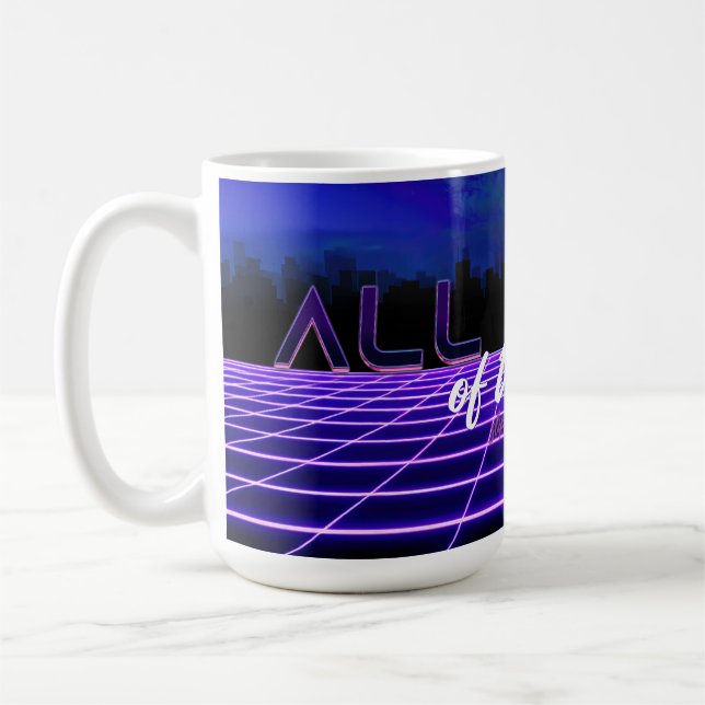 Mug SlipperyJoe's toutes sortes tort bold 3D texte ret (Gauche)