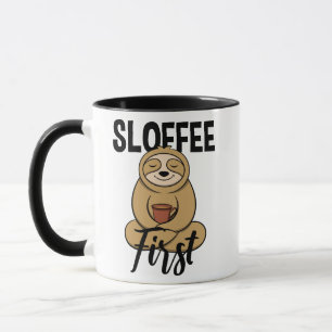 Mug Sloffee - beau et animal putréfié joyeux et caf