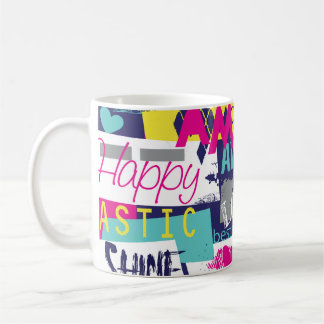 Mug Slogan brillant : Mode Abstraite sans couture
