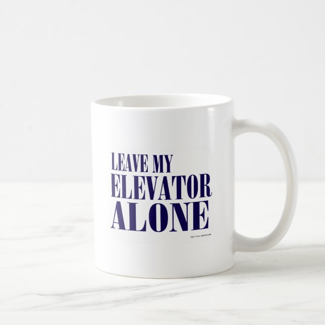 Mug Slogan de l'ascenseur passé (Droite)