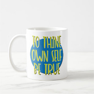 Mug Slogan de Récupération Sois Vrai Envers Toi-Mê