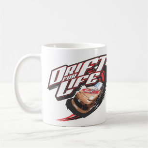 Mug slogan de voiture de dérive