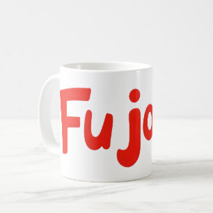 Mug Slogan du ventilateur rouge Fujoshi