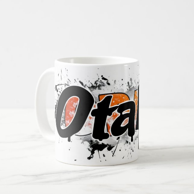 Mug Slogan Otaku Style Urbain (Devant gauche)