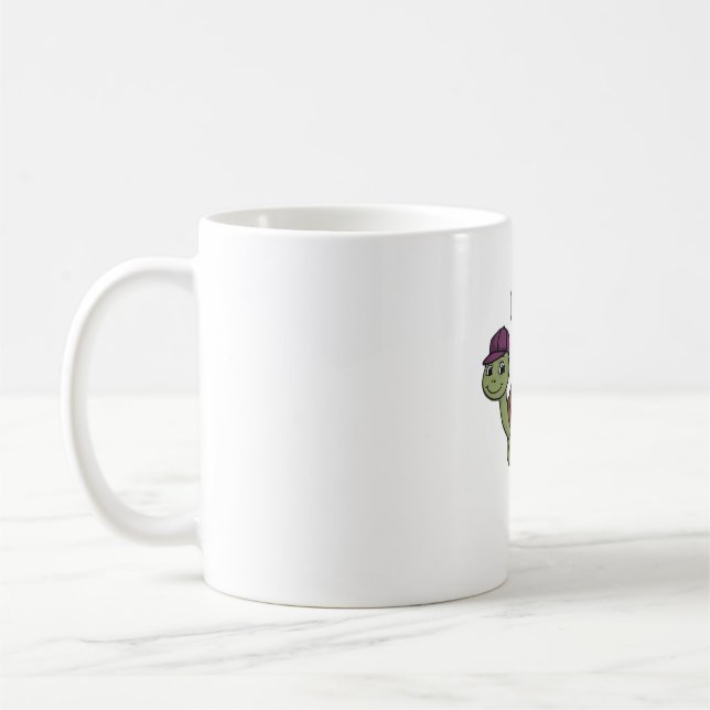Mug Sloth chevauchant une tortue T-Shirt classique (Gauche)
