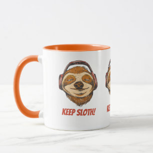 Mug Sloth Keep Calm in chillin vintage