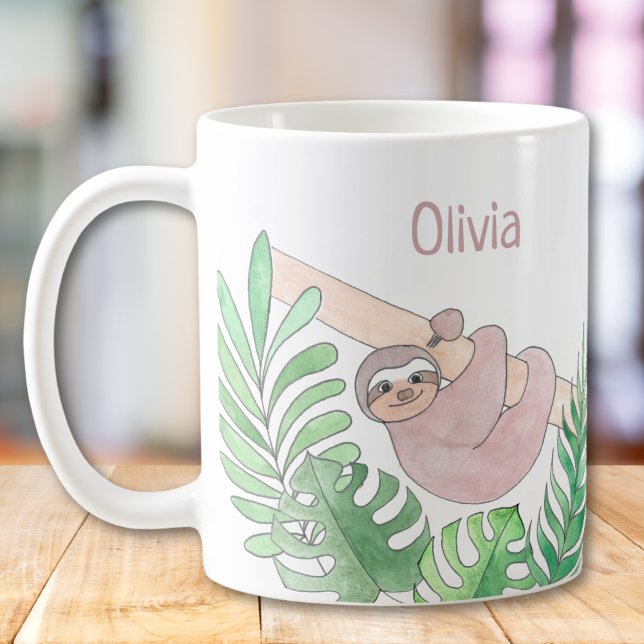 Mug Sloth personnalisé (Créateur téléchargé)