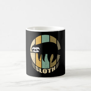 Mug Sloth Retro  Cadeau de Sloth Funny