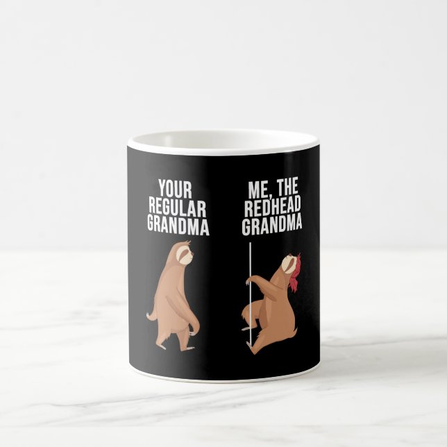 Mug Sloton Grand-Mère Régulière Moi Grand-Mère Rouge (Centre)